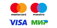 Visa, Mastercard, Maestro